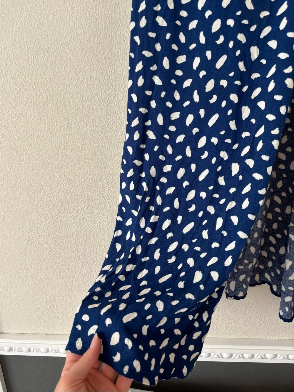 Reformation Crimini Dress - Moray (Blue) Maxi Slip Dress Size 0 - Picture 5 of 7